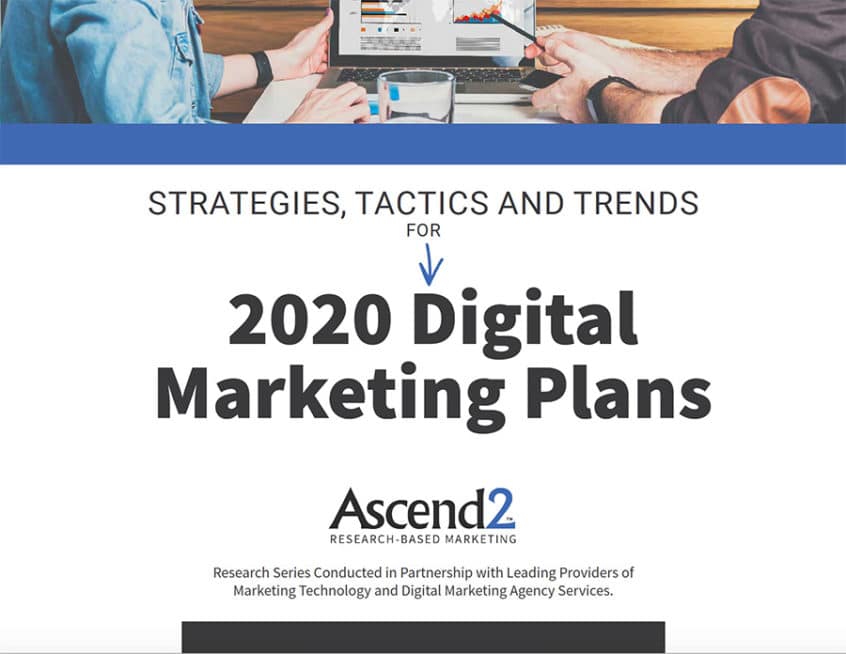 2020 digital marketing plans report