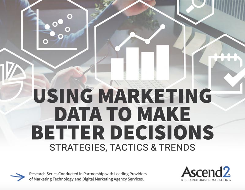 using marketing data to make better decisions report cover