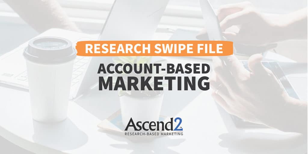 research swipe file account-based marketing