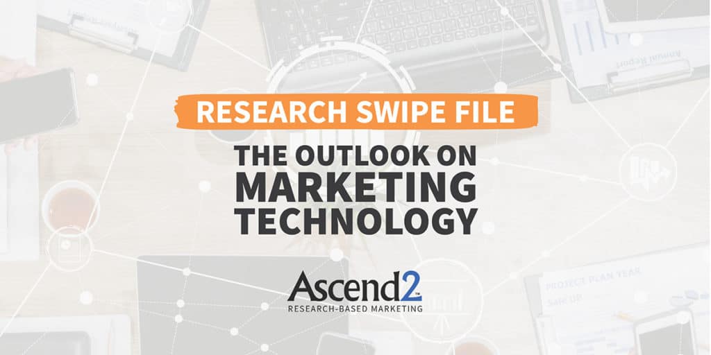 the outlook on marketing technology swipe file