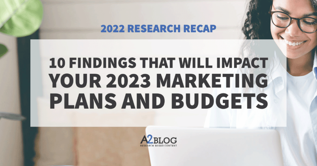 10 Findings That Will Impact Your 2023 Marketing Plans and Budgets